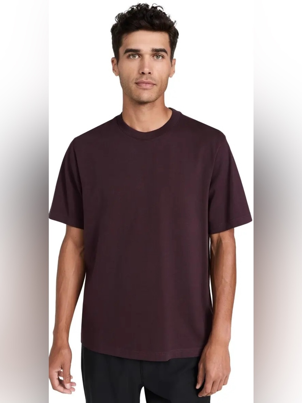 Reigning Champ LIGHTWEIGHT JERSEY STANDARD T-SHIRT Oxblood Sz L Men’s 
Sep A-2)